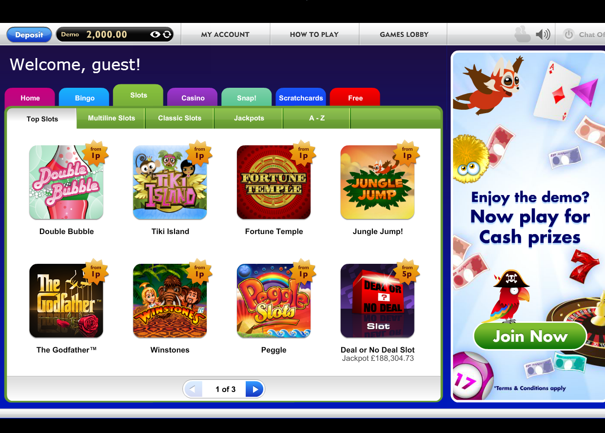 Jackpotjoy Remark score 31 free spins otherwise 50 for the bingo!